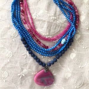 Handmade Gemstone beaded Necklace